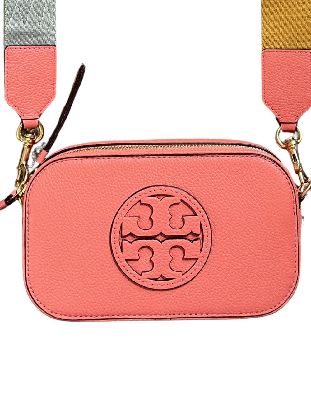 NWT Tory Burch Miller Mini Crossbody Bag | Coral Crush - Picture 6 of 14